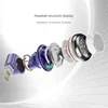 Astrotec Lyra Clover/Limited Flagship Flat Headset Hifi Wired Earphone Flat Head Plug Earburd Metal Music Headphones 5