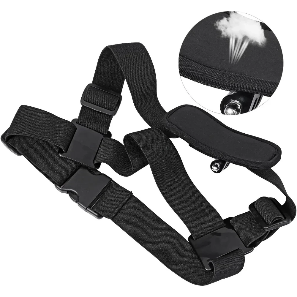 Sangle d'épaule pour GoPro Hero 13-3, Noir, Réglable