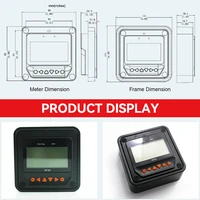 ECGSOLAX MT52 affichage de compteur à distance pour EPEVER MPPT contrôleur de Charge solaire Tracer-AN série G3 compteur à distance avec LCD MT52 4