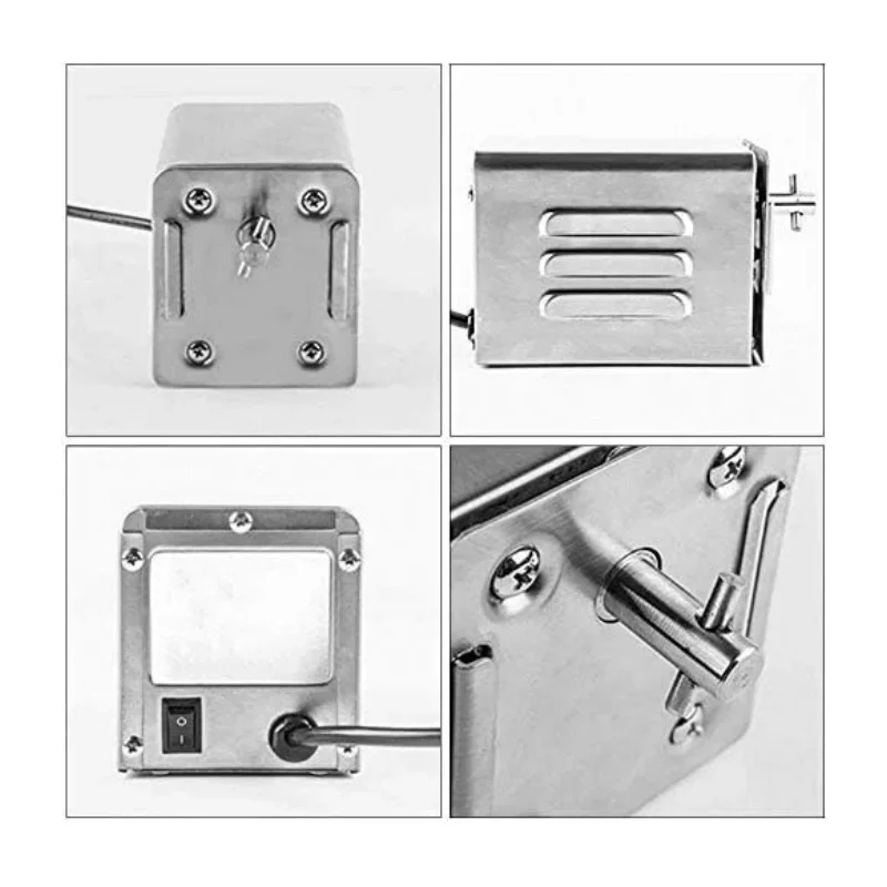 15W-40W Stainless Steel BBQ Rotisserie Motor 160KG Electric Roaster Barbecue Motor EU/US/AU Plug Outdoor Rotisserie Kit