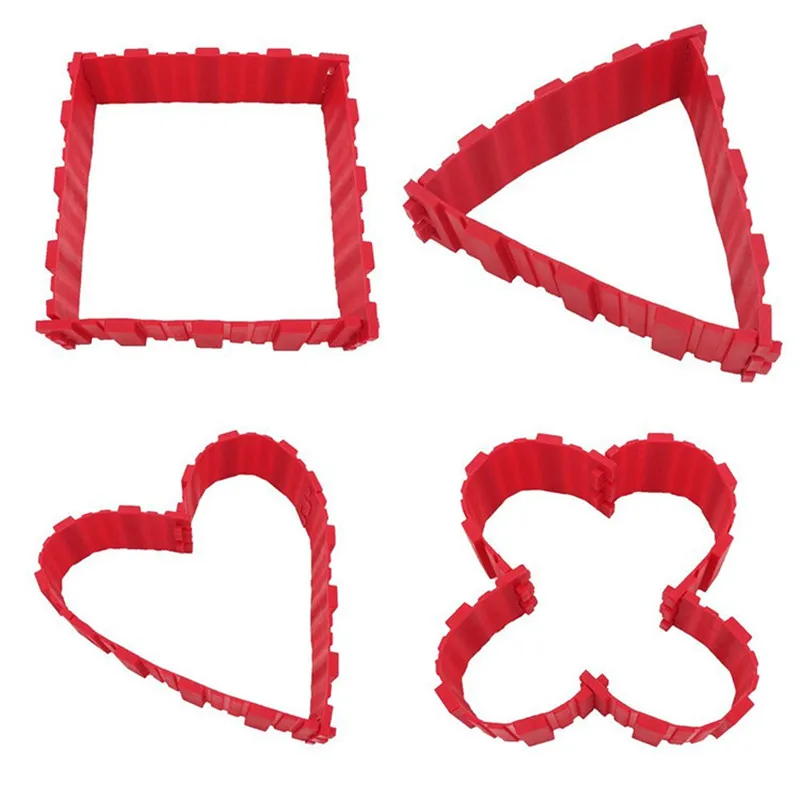 Baking Snake Silicone Cake Mold DIY Magic Heart Shade Rectangular Round Shade Cake Mold Pastry Tools Kitchen Baking Pastry Tools