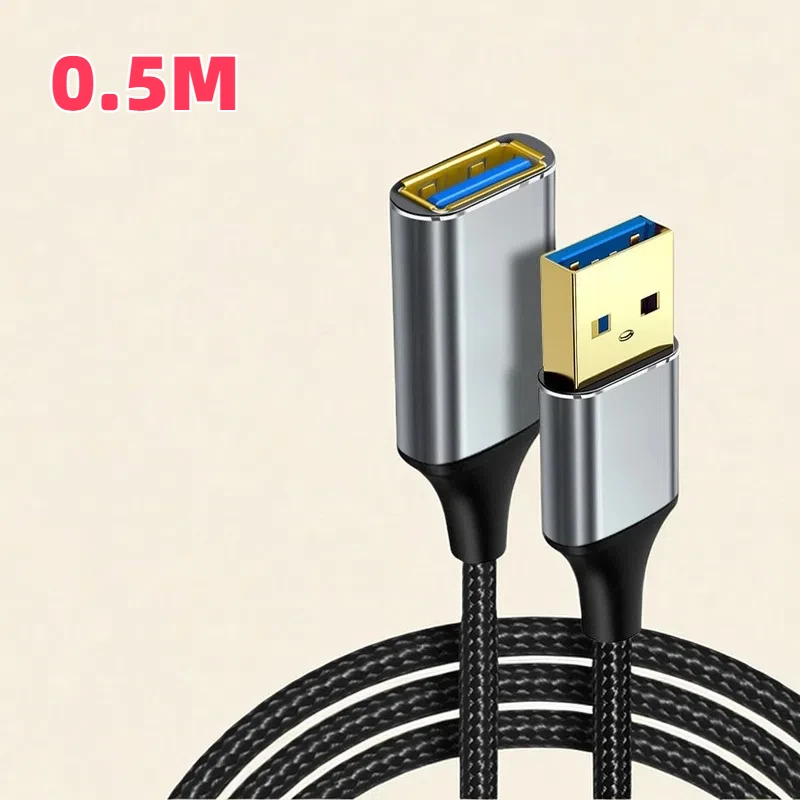 High-Speed USB 3.0 Extension Cable - Male to Female Extender Cord