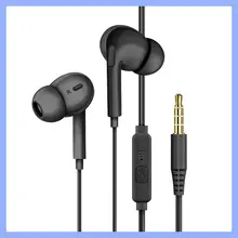  Wired Headphones Bass In Ear Headphone With Mic Music Earbuds 3.5mm Stereo Gaming Headset Dynamic Macaron Color Gifts 