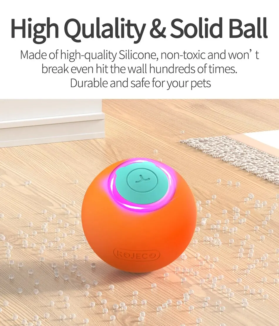 Smart Cat Toys Interactive Cat Bouncing Ball Automatic Rolling Ball Training 360