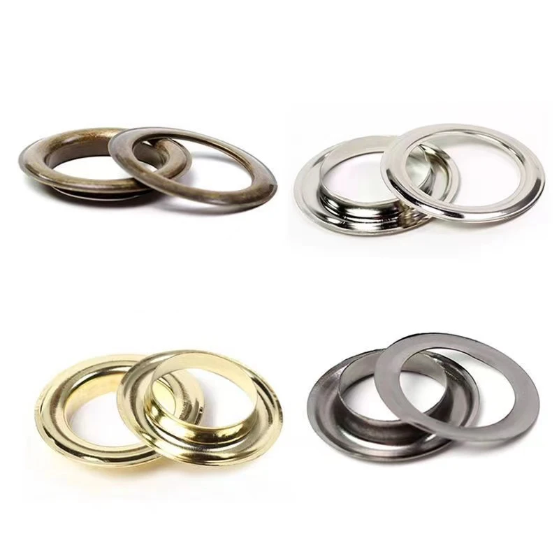 Eyelet Grommet Ring Kit Eyelet Grommet Ring Grommet Eyelet Kit 100sets 4/5/6mm Metal Eyelet with Washer