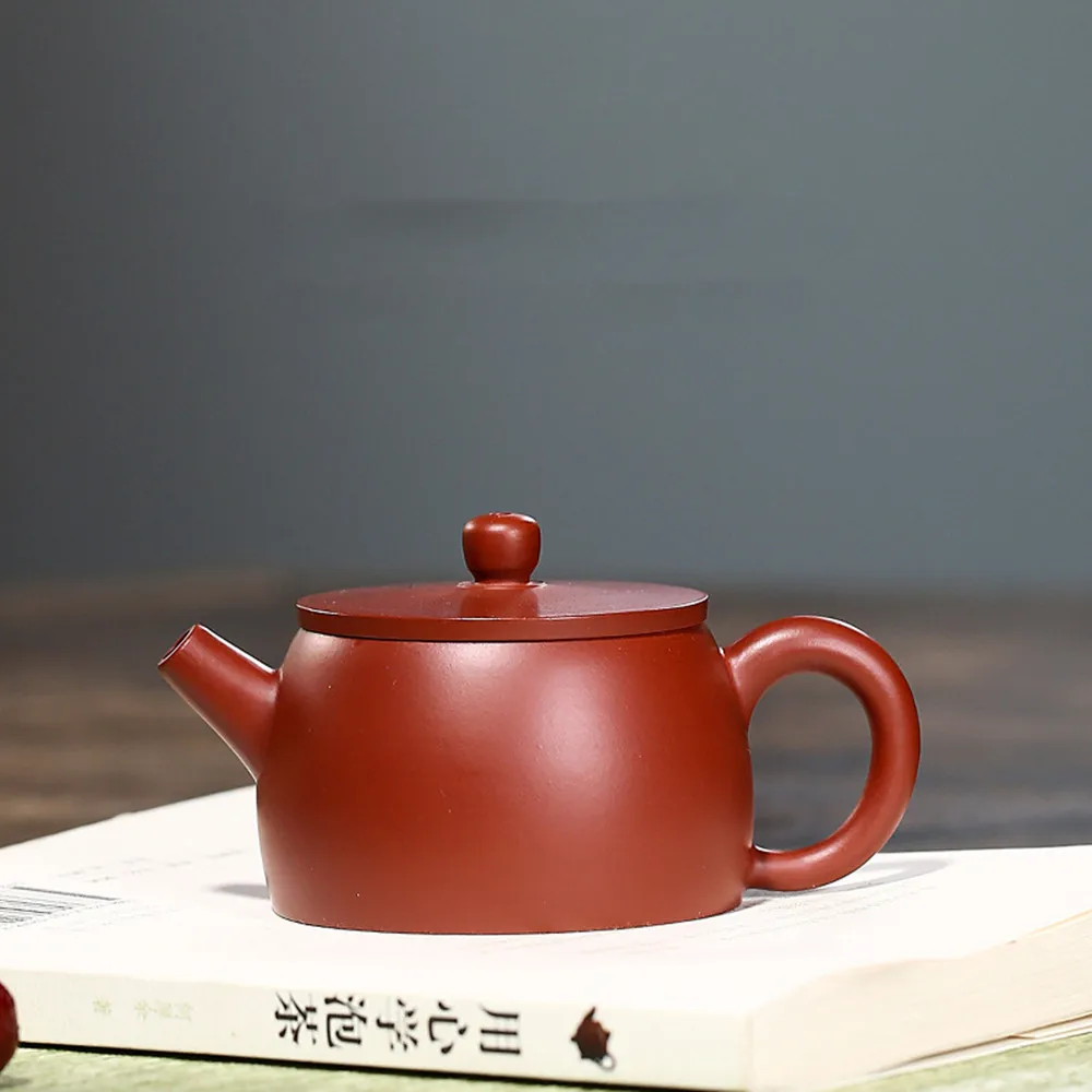

120ml Authentic Yixing Purple Clay Teapot Master Handmade Small Capacity Tea Pot Raw Ore Dahongpao Kettle Chinese Zisha Tea Set