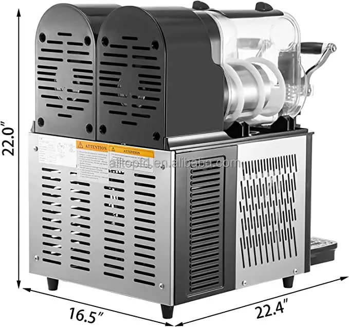 Best Selling 3L Granita Wholesale Mini Home Duo Icy Carbonated Cold Drink Fizzy Slush Frozen Juice Machine For Sale 2