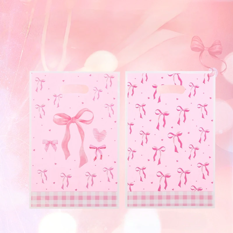 10/30/50Pcs Rosa Schleife Geschenk Tasche Süßigkeiten Taschen Geburtstag Party Goodie Geschenk Taschen Für Mädchen Braut engagement Baby Dusche Liefert – Detail 12