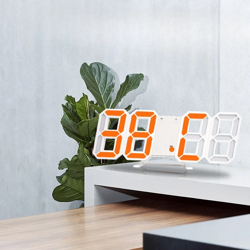 Digital Decoration for Bedroom Desk Watches Led Wall Clock Living Room Alarm Modern Home and Decoration Electronic Table Decor