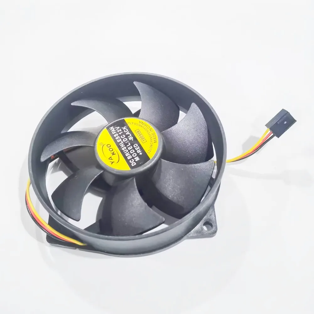 1pcs 92mm x 25mm 12V 3Pin Round Red Blade PC Intel AMD CPU Cooling Heatsink Fan