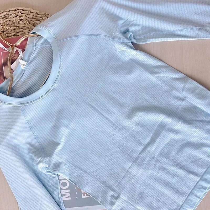 Lemon Women Swiftly Tech 2.0 Women Sport Long sleeve T-shirt Seamless Fitness Yoga Shirts Workout Sport Tee Pilates Gym Clothing