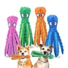 Pet Plush Dog Toy Voice Octopus Shell Puzzle Toy Bite Resistant Interactive Pet Dog Teeth Cleaning Chew Toy Pet Supplies