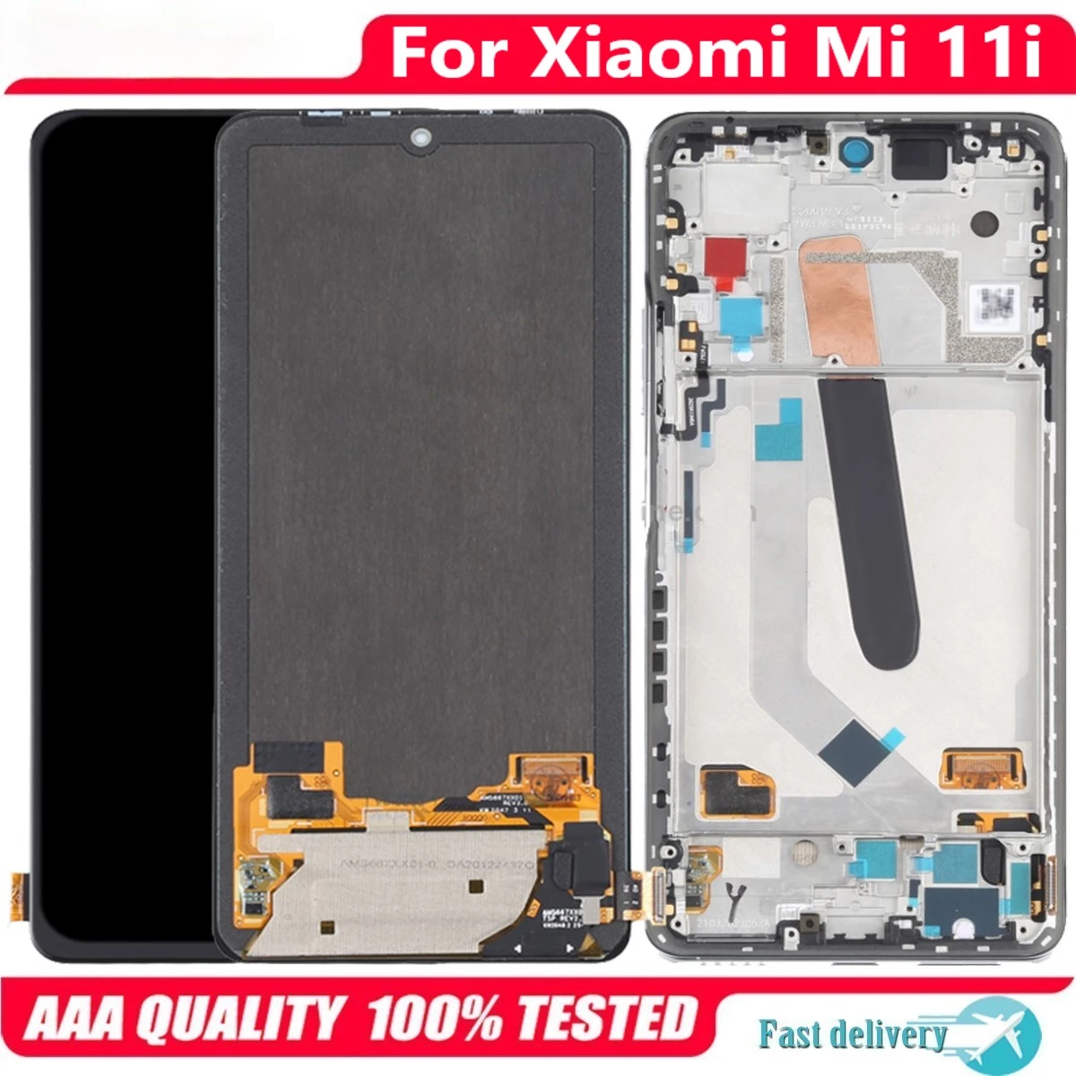 

6.67'' Original AMOLED For Xiaomi Mi 11i Mi11i M2012K11G LCD Display Touch Screen Replacement Digitizer Assembly
