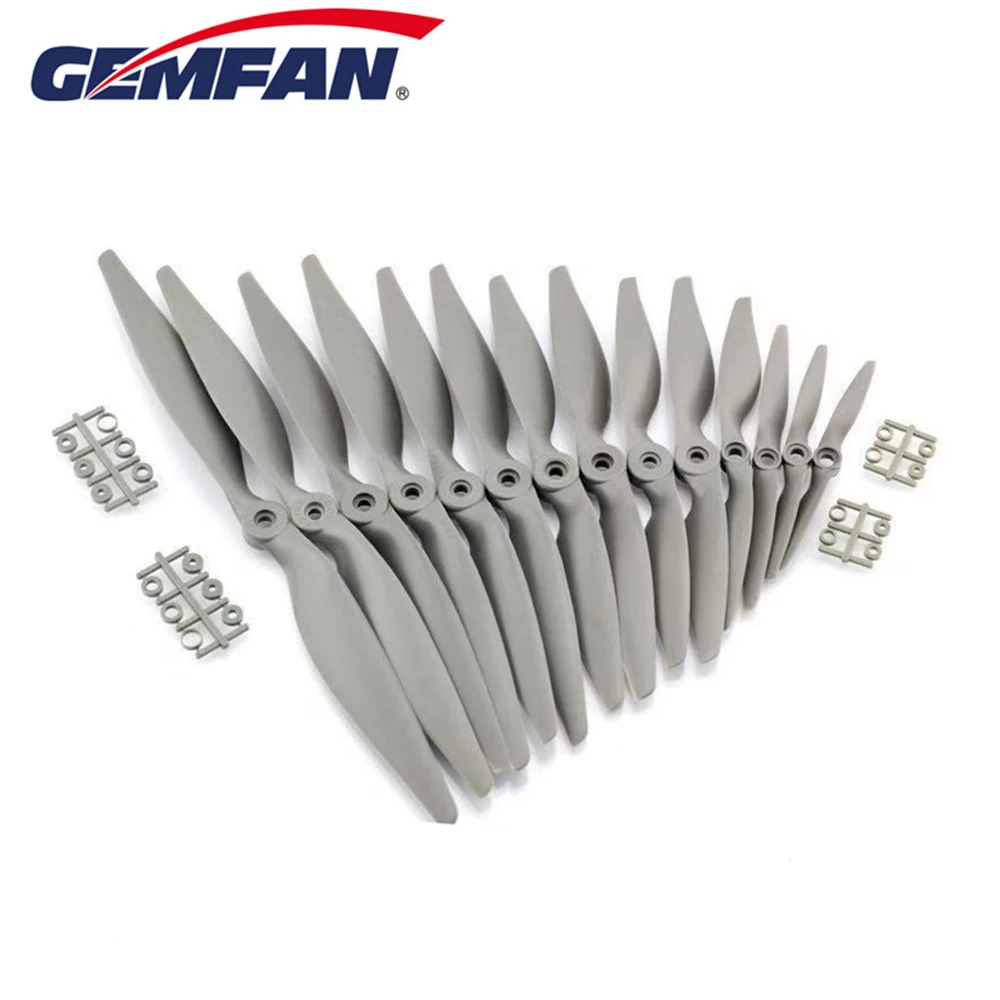 

Gemfan APC Стекловолоконный нейлоновый электрический пропеллер 5050 6040 7050 7060 8040 8060 9045 9060 1050 1060 1070 для радиоуправляемого самолета