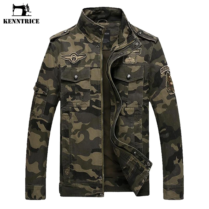 Kenntrice Military Tactical Jackets For Men 2022 Fashion Outdoor Casual
