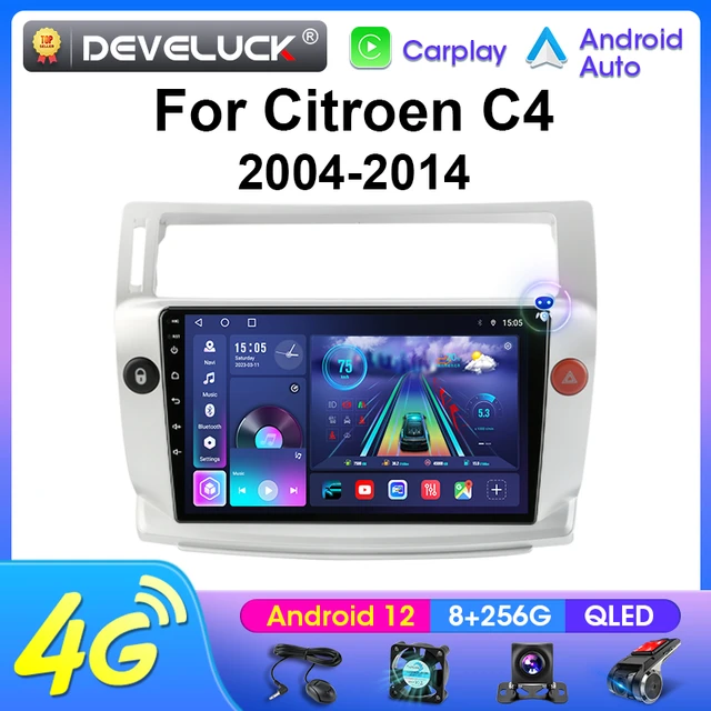 Android 12 Auto Car Radio Multimedia Video Player For Citroen C4 C