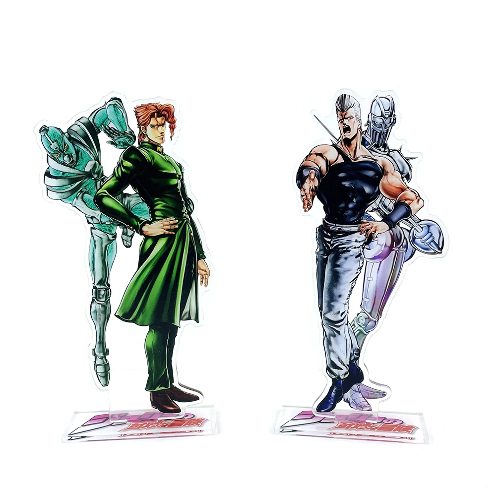 JOJO JOJO's Bizarre Adventure Kakyoin Noriaki Polnareff acrylic stand  figure model plate holder cake topper anime cool - AliExpress