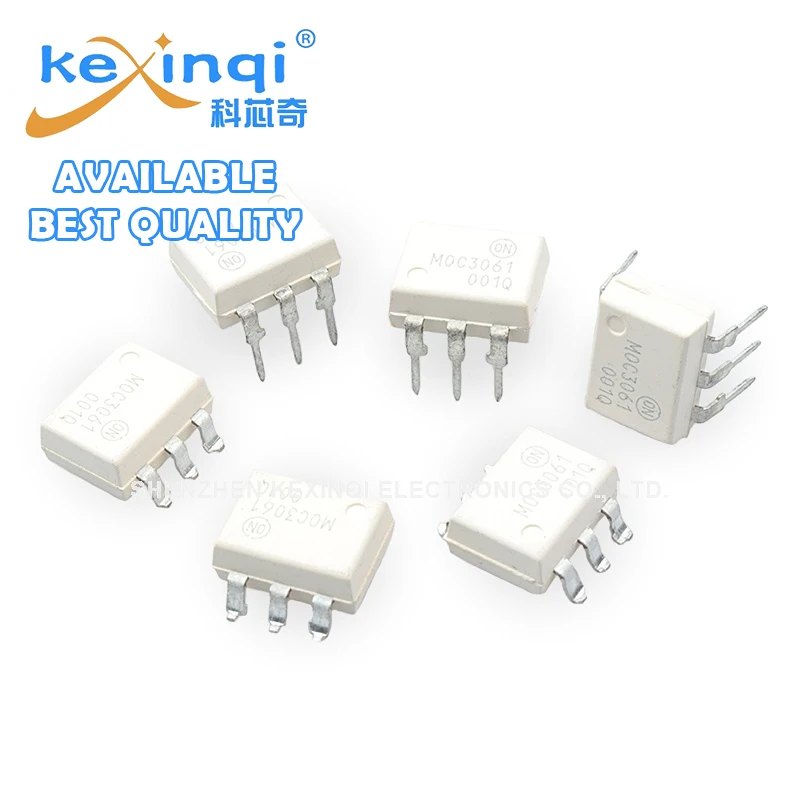 MOC3061 SMD MOC3061 DIP SMD SOP6/ DIP6 3 단자 양방향 사이리스터 옵토 커플러/아이솔레이터 옵토 커플러, 10 개