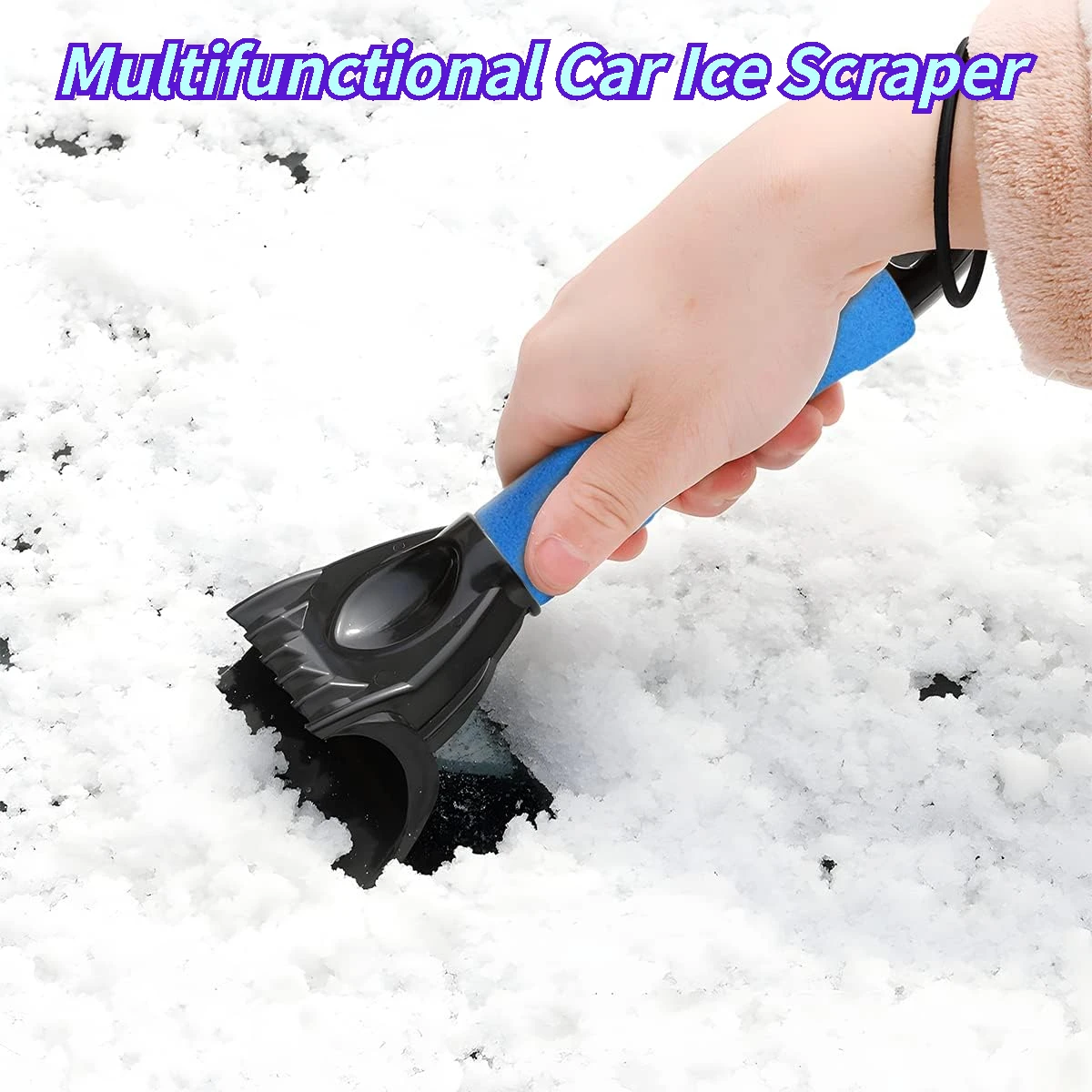 Car Ice Scraper Windshield Ice Breaker Quick Clean Glass Brush Snow Remover Tool Auto Window Winter Snow Brush Shovel