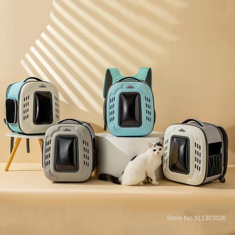 

Foldable Portable Cat Bag with Zipper Cozy Breathable Adjustable Shoulder Straps Small Dog Bags Pet Backpack Cats Accessories