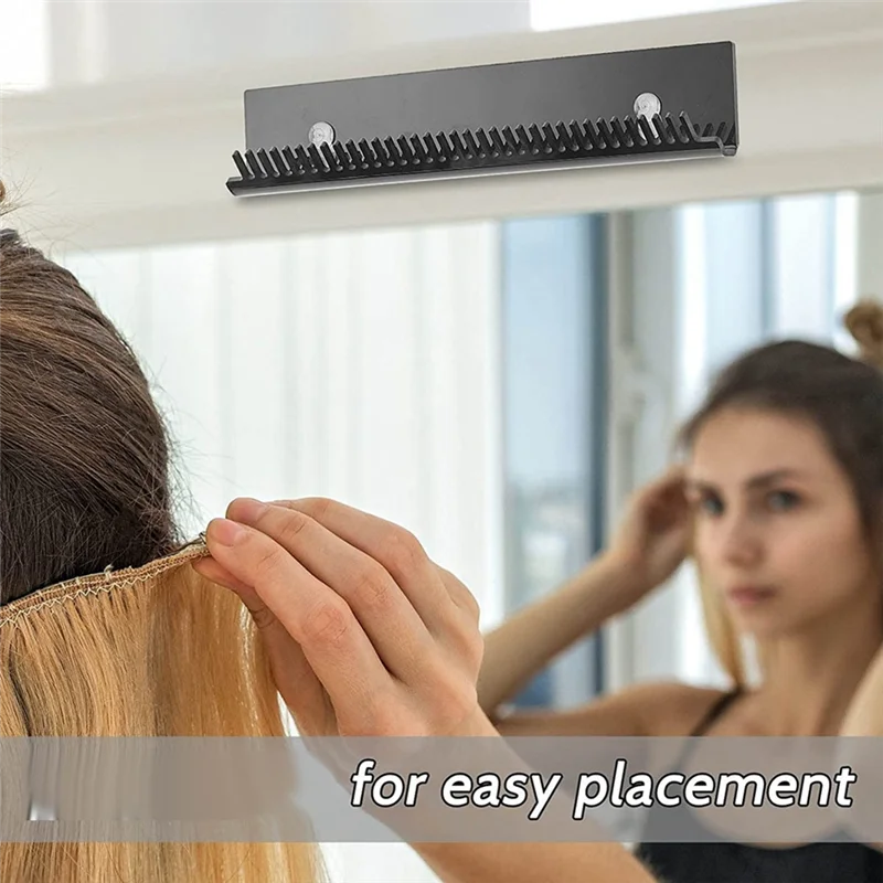 Durable Professional Acrylic Hair Extensions Sectioning Holder Organizer Rack Hanger Hair Extension Hanger Holder Rack