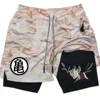 Summer Sporty Versatile Quick Dry Anime Print Men's Shorts Everyday Casual Personality Print Shorts 2024 4