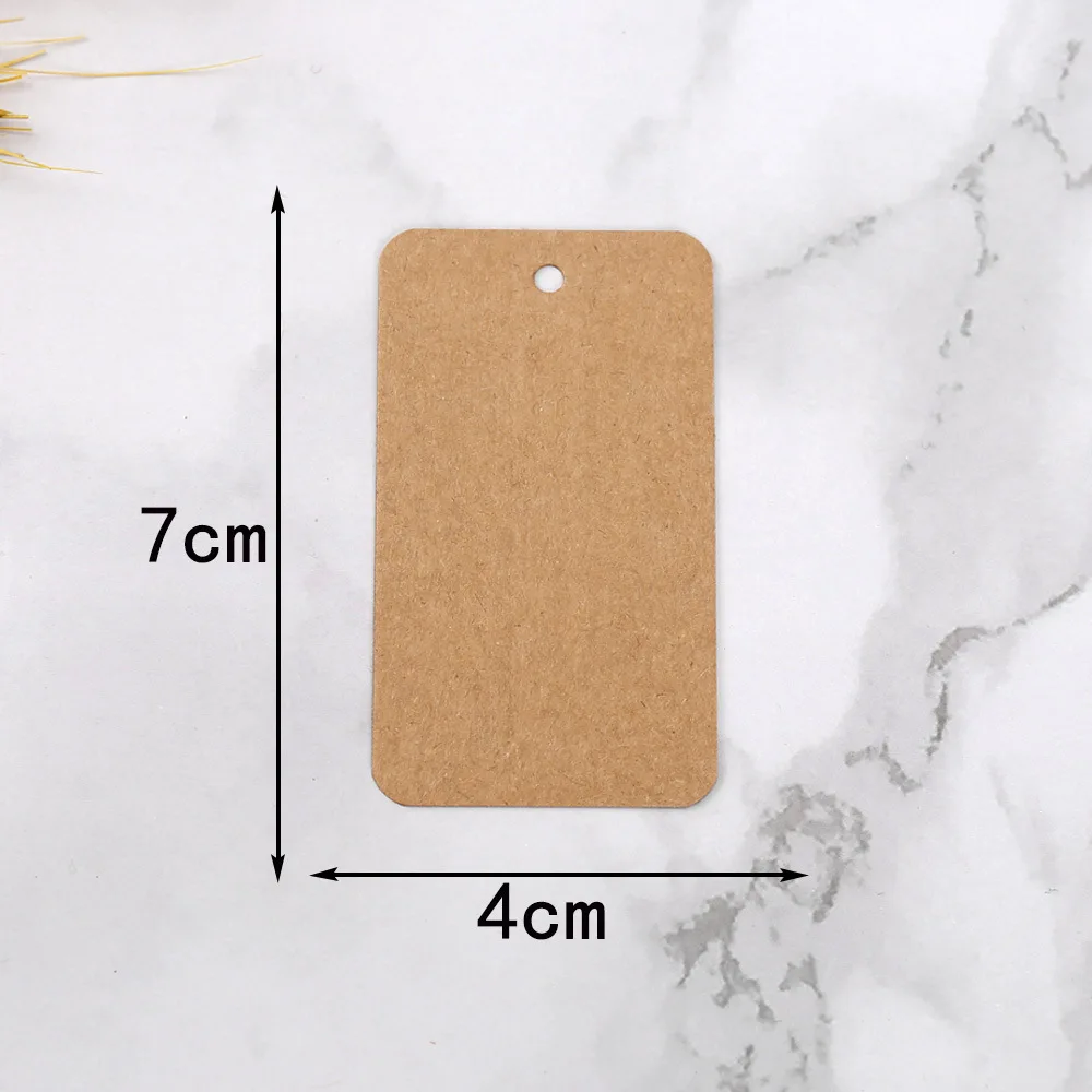 100pcs Rectangle Tags Blank White Kraft Paper Tag Cards Labels Kids Birthday Wedding Christmas Party Gift Tags Decor Words Card Kraft Paper Tags Gift Label Tags Handmade Tags