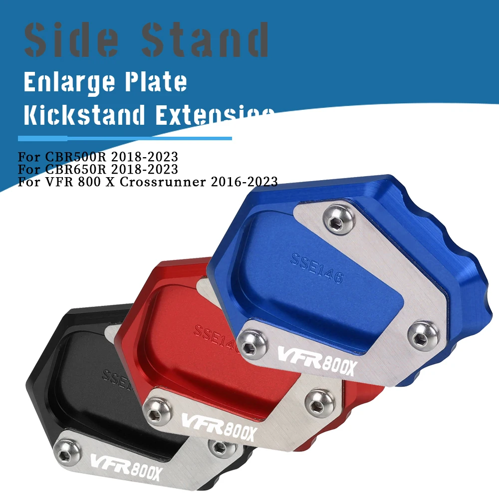 

Side Stand Enlarge Plate For Honda CBR500R CBR650R 2018 2019 2020-2023 VFR 800 X Crossrunner 2016 2017-2023 Kickstand Extension