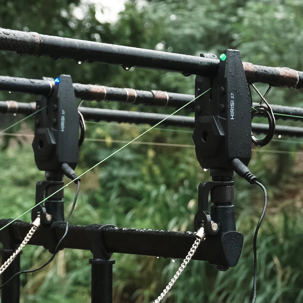 Kit alarme sans fil carpe Hirisi étanche - Indicateur morsure carp fishing tackle set 1+2