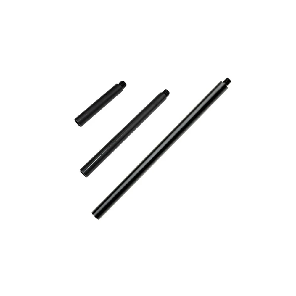 Aluminum Alloy Extension Rod 1/4"-20 & 3/8"-16 Male Female Threads Multi-Size Support Pole for Camera Lighting Equipment Mount