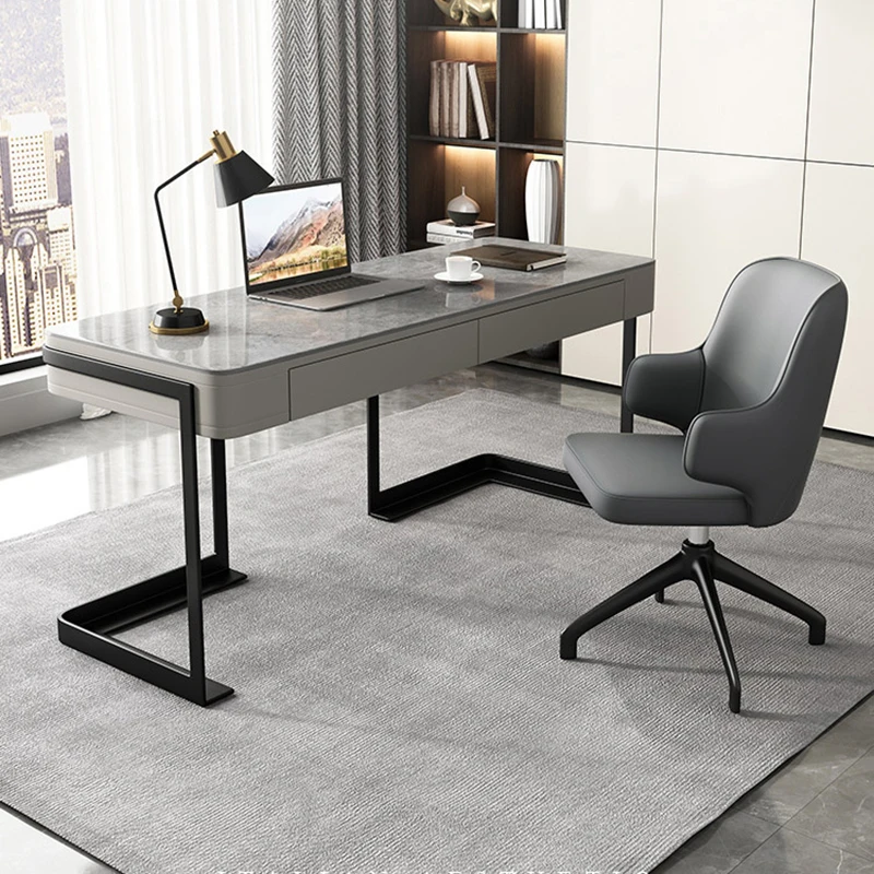 

Minimalista Tidy Desk Table Drawer Storage Computer Bedroom Desk Table Laptop Aesthetic Mesa Escritorio Simples Office Furniture