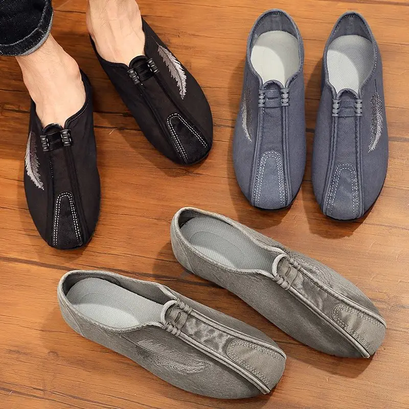 Vintage Sport Kungfu Shoes Chinese Traditional Kung Fu Shoes Wushu Tai Chi Old Peking Wing Chun Martial Art Sneakers