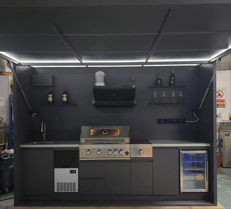 Cuisine extérieure avec auvent – Cuisine extérieure moderne 4