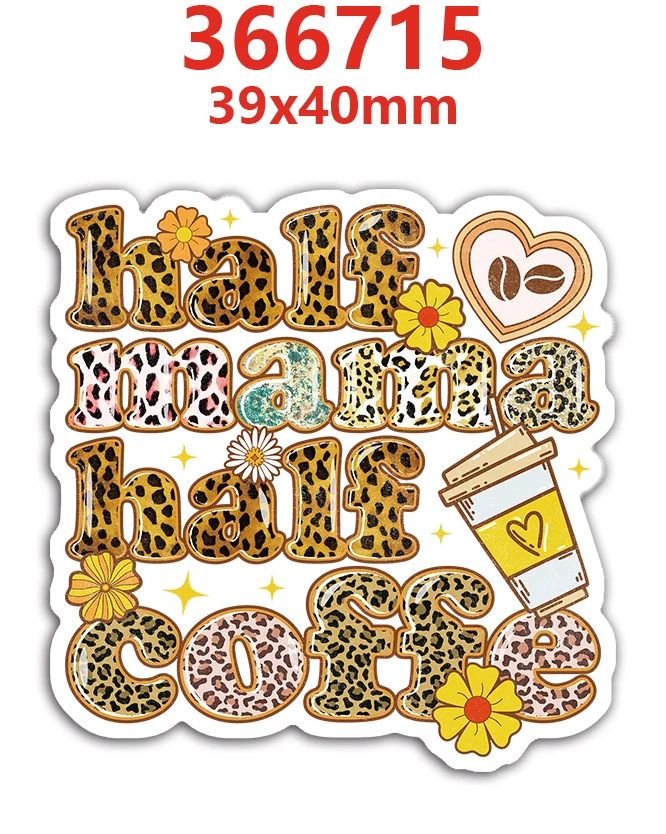 20 Pcs 커피 음식 테마 화이트 아크릴 평면 수지 플랫백 DIY 헤어보우 액세서리 장식 PR365395