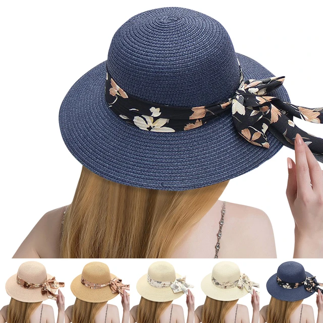 Summer Hats For Women Wide Bongrace Women Straw Beach Hat Little