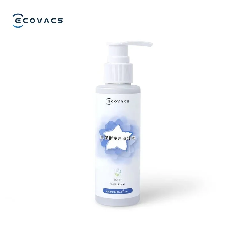 Liquido Detergente Originale Da 110Ml Per Ecovacs Deebot X1 Omni Blue Campanula Fragrance Original