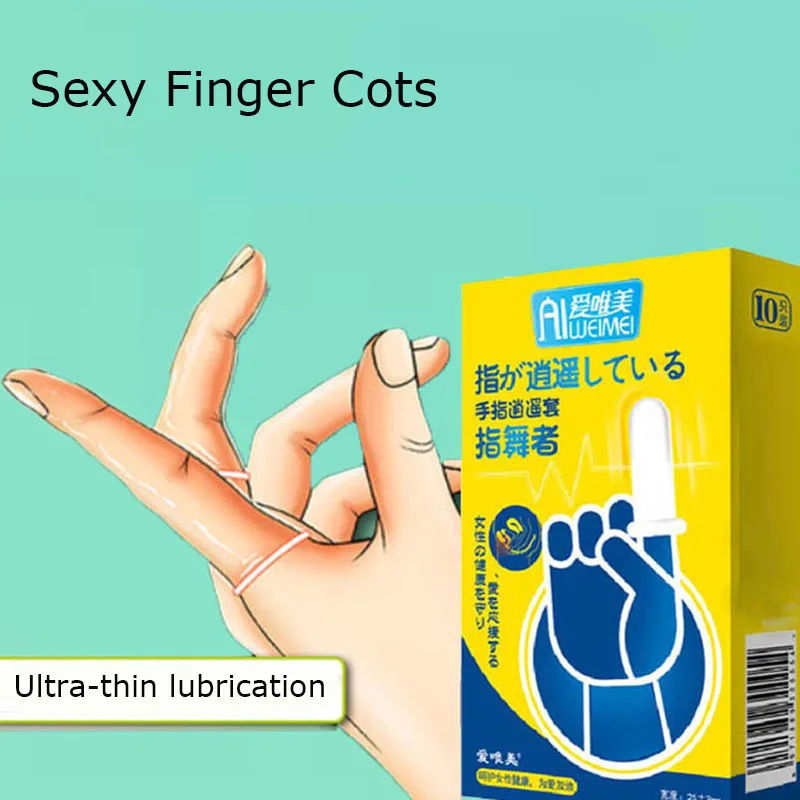 Reusable Condom Finger Sleeve Vaginal Massager female Masturbation G spot Stimulator Clitoris Stimulator Sex Toys for couples
