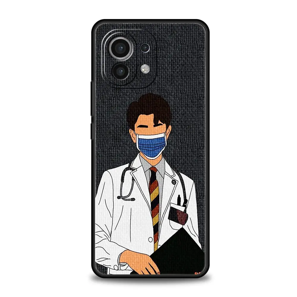 Medical-Themed Soft Phone Case for Healthcare Professionals