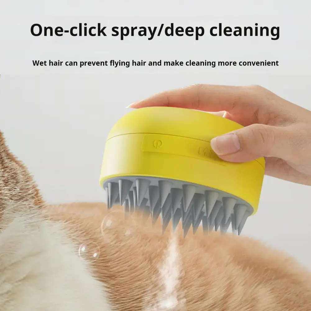 Cat Steam Brush Easy to Clean Cat Brush Pet Hair Grooming Tool with Water Tank for Cats Dogs Multifunctional Steam for Pets