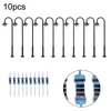 10pcs Model Railway Lights Led Lamppost Lamps Street Lgihts 1:160 Lamps N Scale 4.5cm Round Head Street Lights Train Layout Toys 1