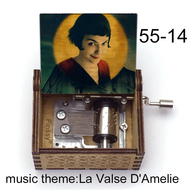 France Amelie music theme La Valse D'Amelie Music Box Hand Musical Box movie fans new year Christmas Music Gifts for Girls music box