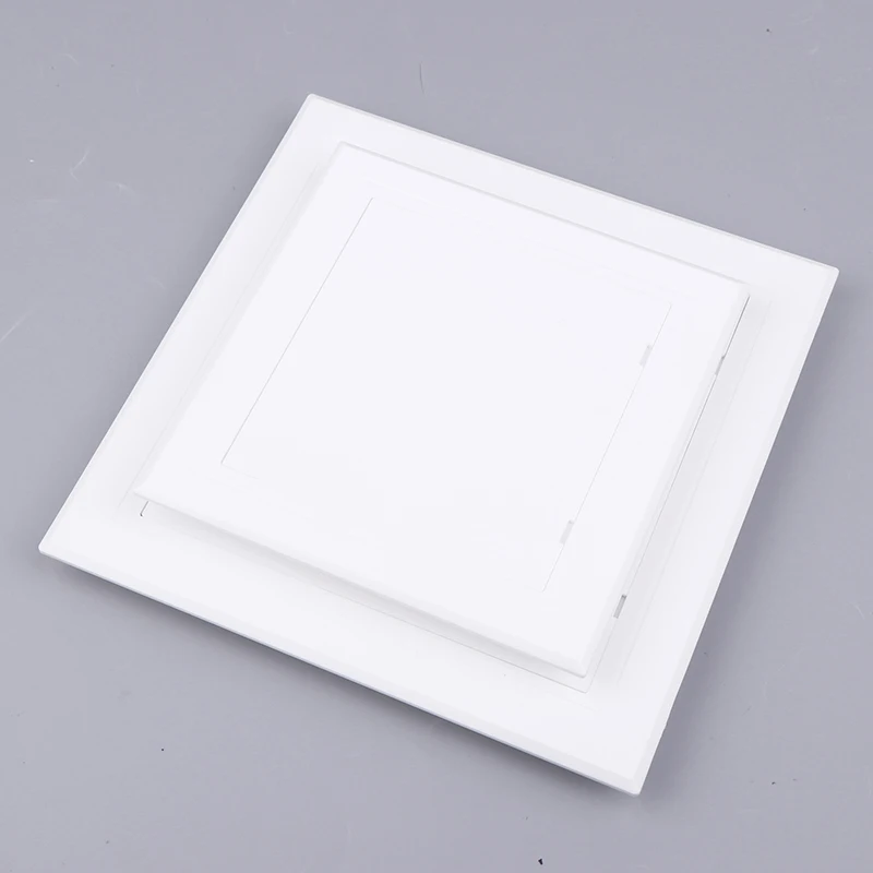 Access Panel Inspection Hole PVC Access Doors Wall Ceiling White Hatch Cover Universal Plastic Push-Type Inspection Port 1pc access panel