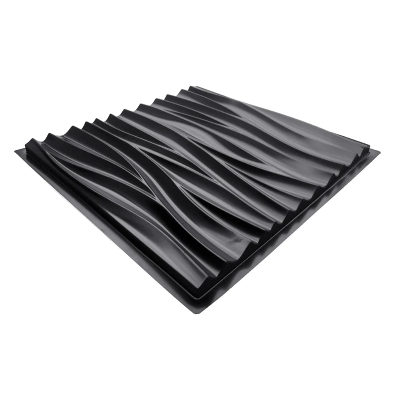 Wave Pattern Wall Concrete Cement Plaster Mold Plastic Brick Stone Tiles Walk Maker DIY Manual Garden Lawn for Path Paving Pavem