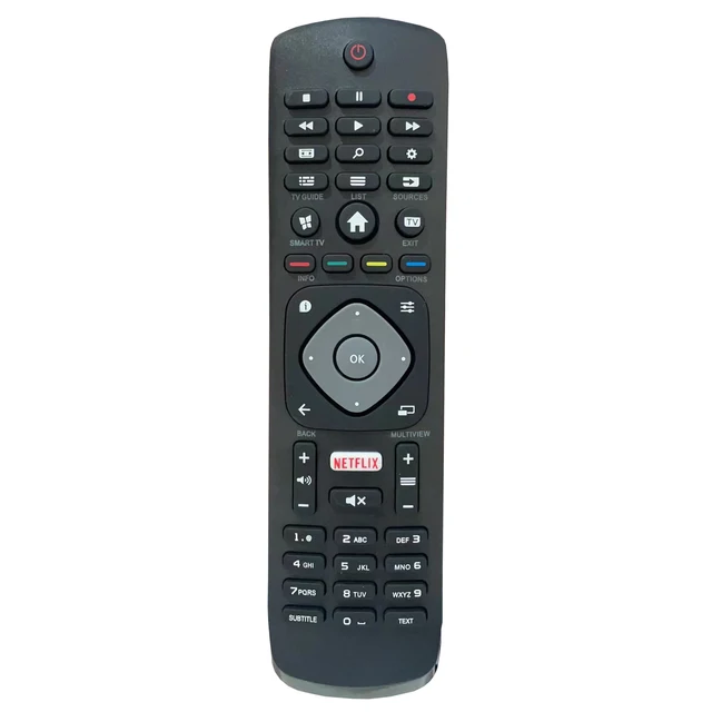 remote control with NETFLIX replacement for philips 4k uhd HDR ambilight smart TV 43pus6262 49pus6262 50pus6262 55pus6262 65pus