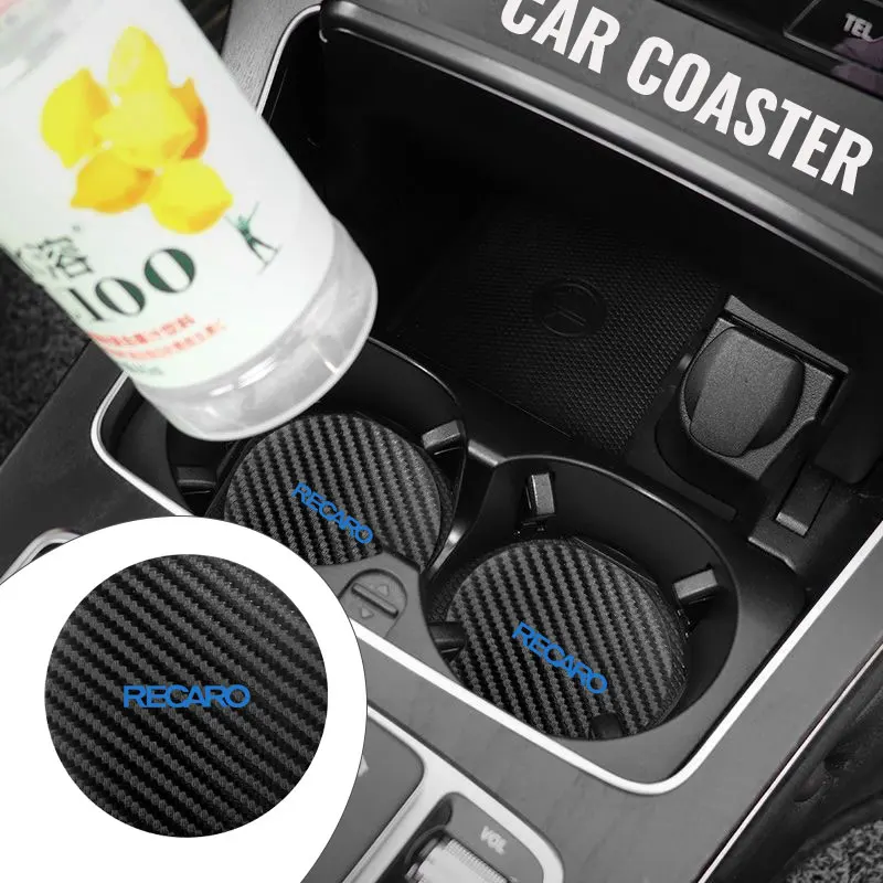2 Pezzi Sottobicchieri Per Auto Cuscinetti Portabicchieri Per Acqua Accessori Antiscivolo Per Recaro Nan