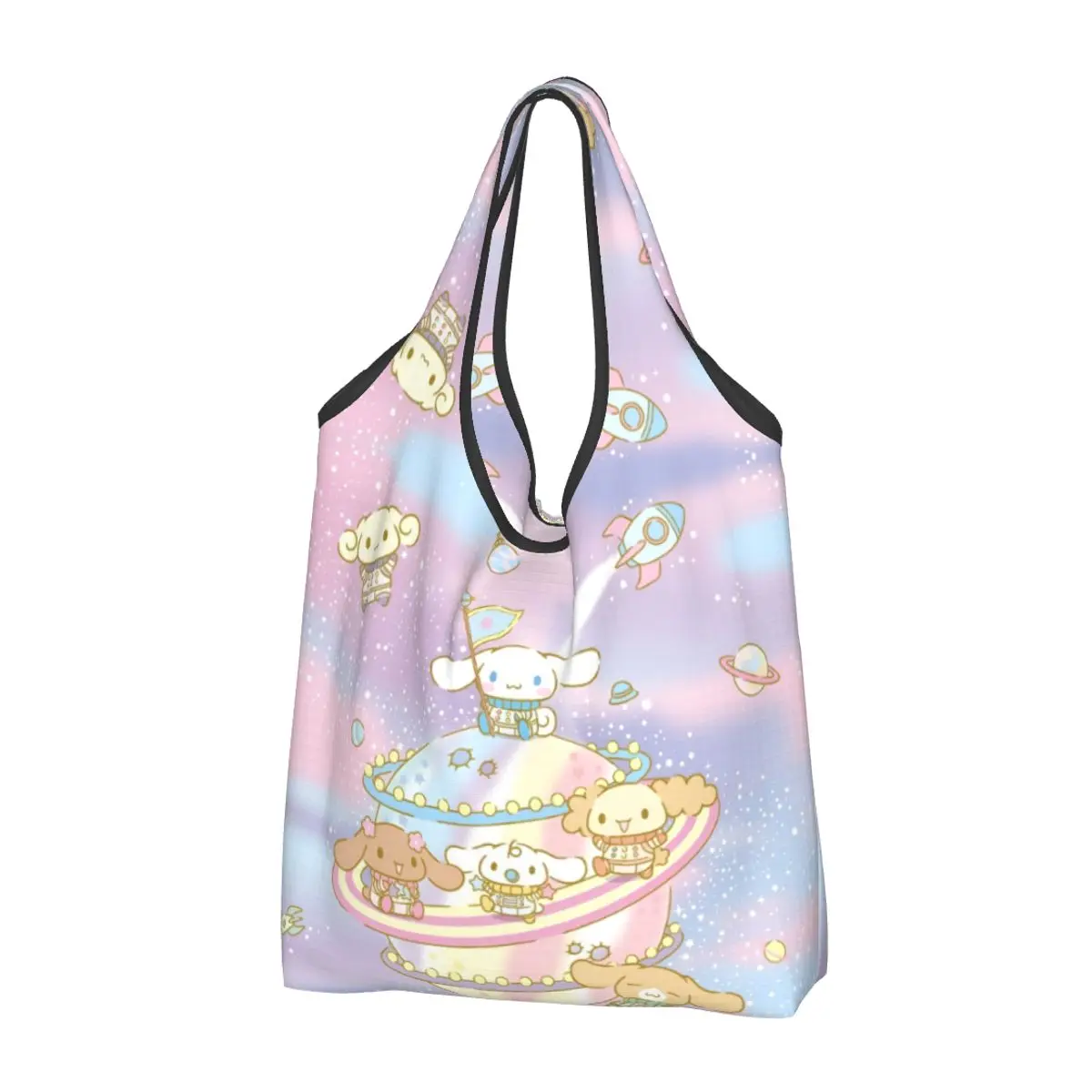 

Пользовательская Мода Cinnamoroll Sanrio мультфильм шоппер сумки портативные Yugui собака Xina Корица собака продуктовый шоппер сумка через плечо