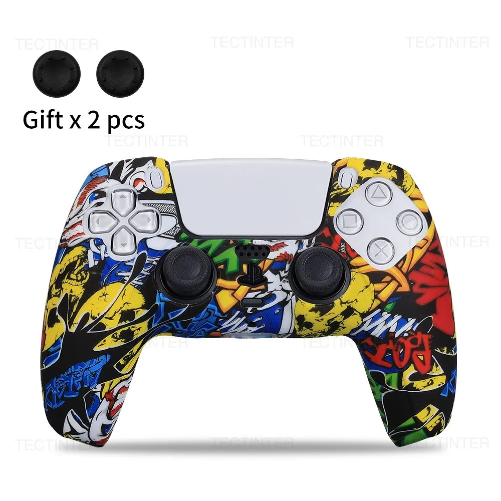 Silicone Anti-Slip Protective Cover with Thumb Grips