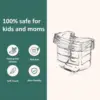 Breast Pumps Accessories, Duckbill Valve, Suitable for MOMMED S18/S21 Wearable Breast Pump,4 Pack Breast Pump Replacement 6