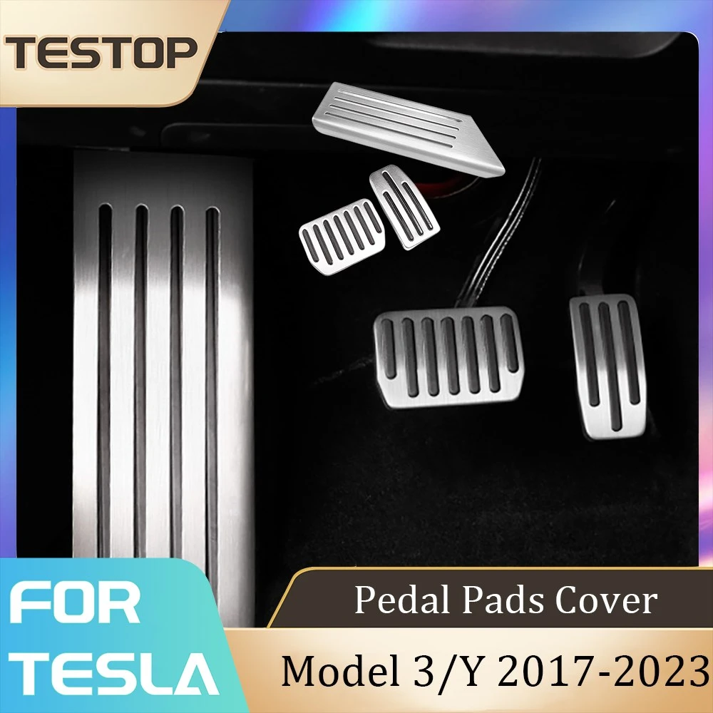 Pedals Covers Aluminum For Tesla Model 3/Y 20172023 Accessories
