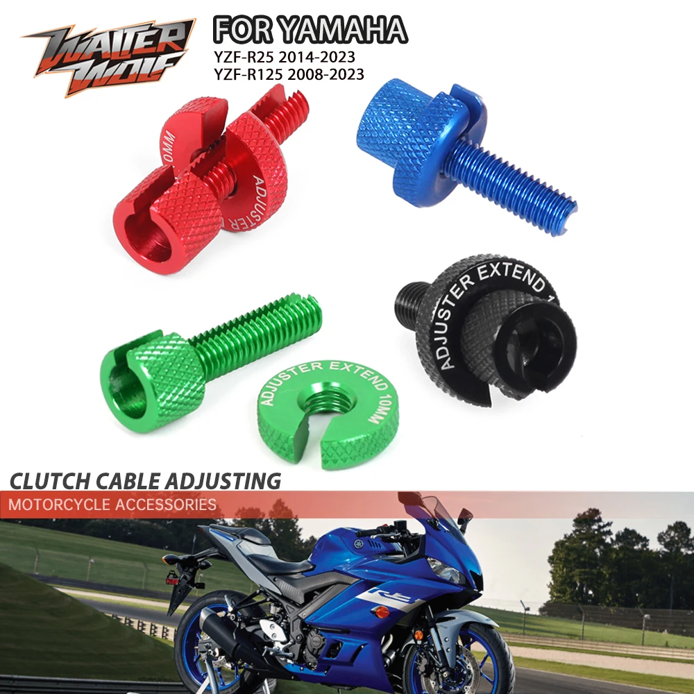 

Motorcycle Clutch Cable Wire Adjuster For YAMAHA MT03 MT25 YZF R125 600R R25 R3 WR 125 250R 250X CNC Accessories